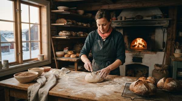 Editorial illustration for The Enduring Influence of History and Climate on Scandinavian Baking