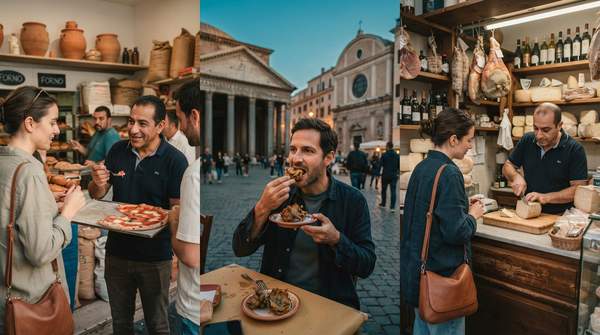 Editorial illustration for Three Rome Food Tours, Three Very Different Appetites: How to Choose Between Testaccio, the Jewish Quarter, and Beyond